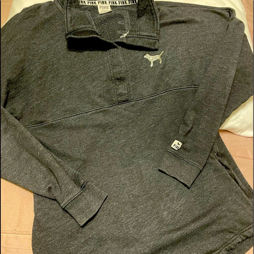 small victoria’s secret pink sequin pullover